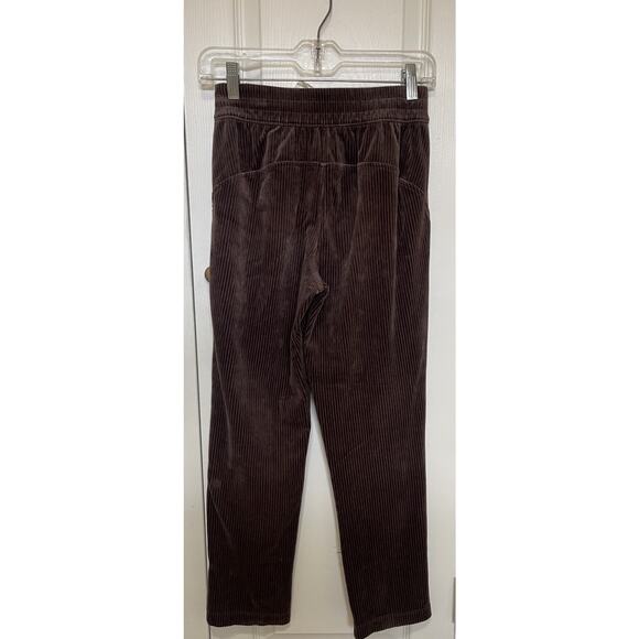 Lululemon Women's Scuba Mid Rise Wide Leg Pant 7/8 Length Velvet Cords sz 2 - Picture 3 of 11